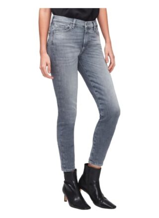 7 For All Mankind Skinny Jeans Slim Illusion, Grau