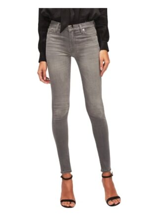 7 For All Mankind The Hw Skinny Skinny Fit Skinny Jeans Damen, Grau