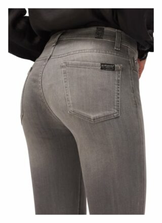 7 For All Mankind The Hw Skinny Skinny Fit Skinny Jeans Damen, Grau