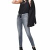 7 For All Mankind Skinny Jeans Slim Illusion, Grau