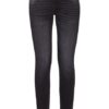 7 For All Mankind The Skinny Skinny Fit Skinny Jeans Damen, Schwarz