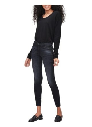 7 For All Mankind Skinny Jeans Slim Illusion, Schwarz