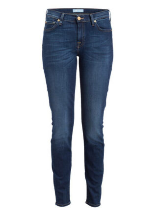 7 For All Mankind The Skinny Skinny Jeans Damen, Blau