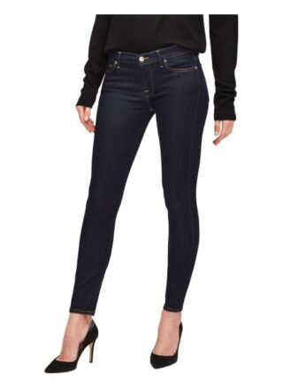 7 For All Mankind The Skinny Crop Skinny Fit Skinny Jeans Damen, Blau