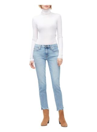 7 For All Mankind Skinny Jeans The Skinny Crop, Blau