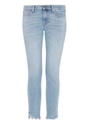 7 For All Mankind Skinny Jeans The Skinny Crop, Blau