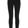 7 For All Mankind The Skinny Crop Skinny Fit Skinny Jeans Damen, Schwarz