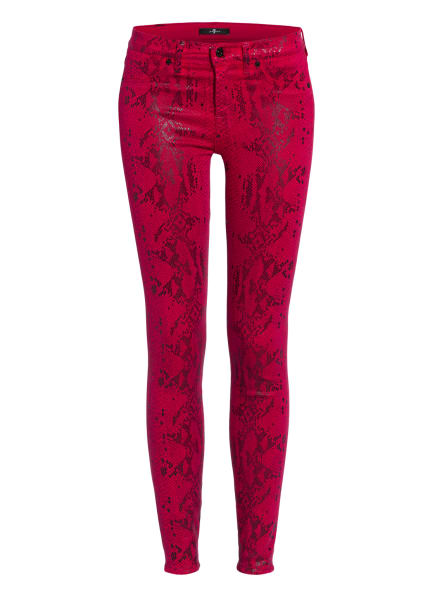 7 For All Mankind The Skinny Skinny Jeans Damen, Pink