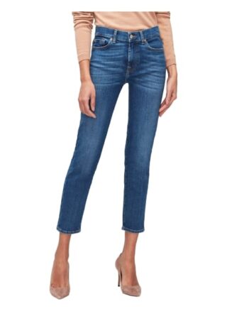 7 For All Mankind Slim Jeans Roxanne Ankle, Blau