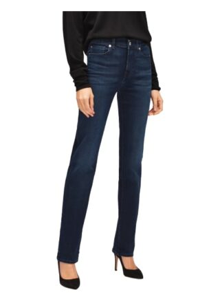 7 For All Mankind The Straight Straight Fit Straight Leg Jeans Damen, Blau