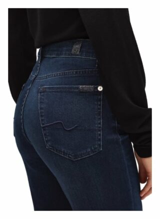 7 For All Mankind The Straight Straight Fit Straight Leg Jeans Damen, Blau