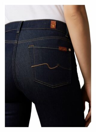 7 For All Mankind The Straight Straight Fit Straight Leg Jeans Damen, Blau