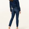 7 For All Mankind Jeans The Straight Crop Straight Leg Jeans Damen, Blau