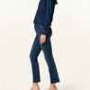 7 For All Mankind Jeans The Straight Crop Straight Leg Jeans Damen, Blau