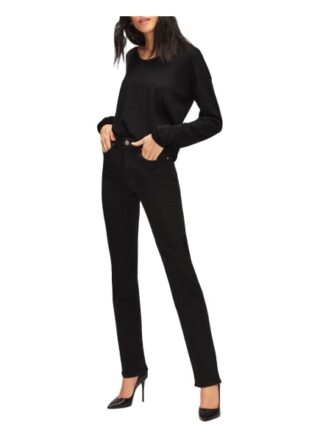 7 For All Mankind Straight Jeans The Straight, Schwarz