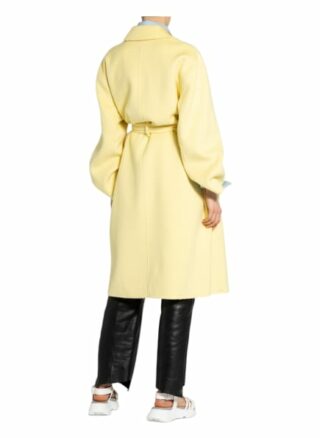 Acne Studios Wollmantel, Gelb