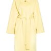 Acne Studios Wollmantel, Gelb