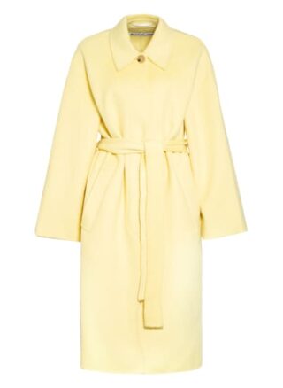 Acne Studios Wollmantel, Gelb