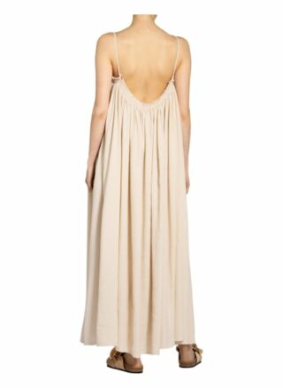 Aeron Kleid Mill mit Leinen, Beige