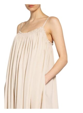 Aeron Kleid Mill mit Leinen, Beige