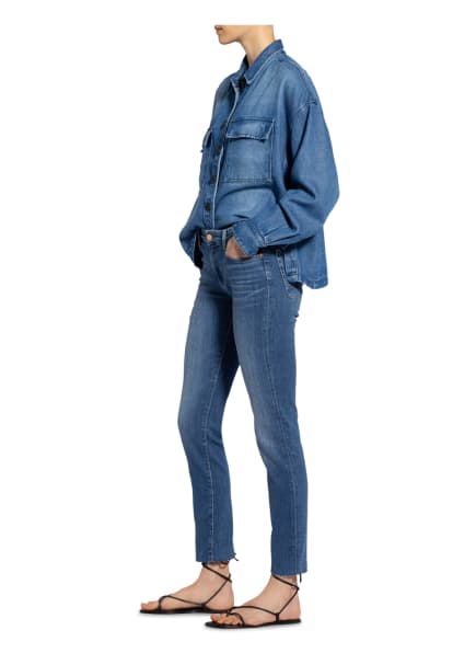 ag jeans Prima Ankle Skinny Jeans Damen, Blau