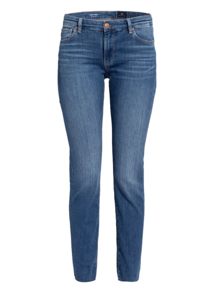ag jeans Prima Ankle Skinny Jeans Damen, Blau