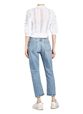 AGOLDE Riley 7/8 Straight Leg Jeans Damen, Blau
