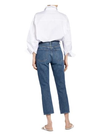 AGOLDE Riley 7/8 Straight Leg Jeans Damen, Blau