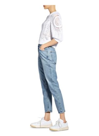 AGOLDE Riley 7/8 Straight Leg Jeans Damen, Blau