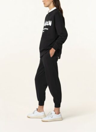 Alexander Mcqueen 7/8-Sweatpants, Schwarz