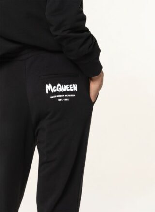 Alexander Mcqueen 7/8-Sweatpants, Schwarz