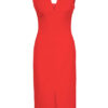 Alexander Mcqueen Etuikleid, Rot