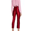Alexander Mcqueen Seidenhose, Rot