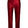 Alexander Mcqueen Seidenhose, Rot