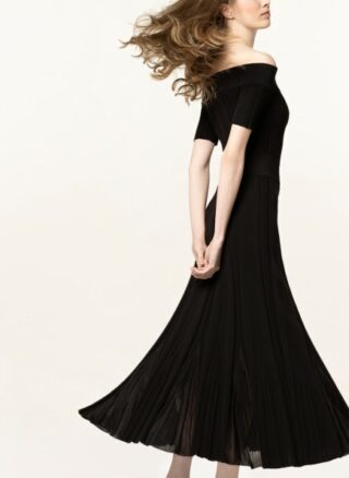 Alexander Mcqueen Strickkleid, Schwarz