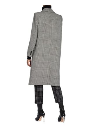 Alexander Mcqueen Wollmantel, Schwarz