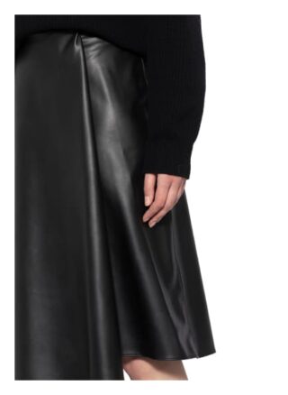 Alice+Olivia Rock Jayla in Wickeloptik, Schwarz