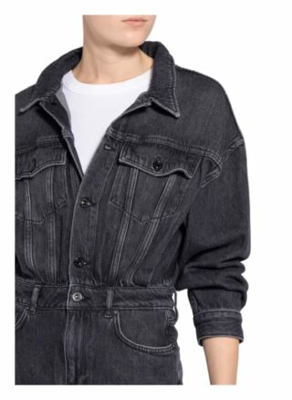 All Saints Jeanskleid Dakota, Schwarz