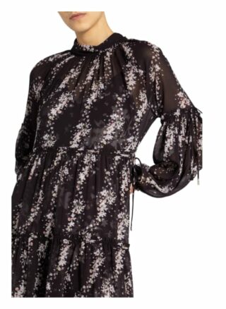 All Saints Kleid Eimear, Schwarz