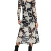 All Saints Kleid Hanna Jardin, Schwarz