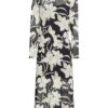 All Saints Kleid Hanna Jardin, Schwarz
