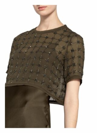 All Saints Kleid Reille Grid, Grün