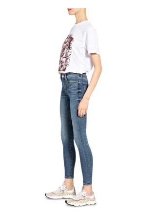 ALL SAINTS Miller Skinny Jeans Damen, Blau