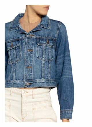 American Eagle Cropped-Jeansjacke, Blau