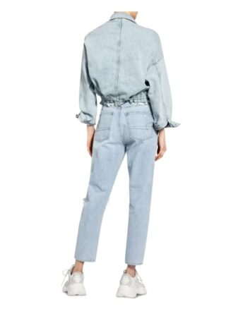 American Eagle Destroyed-Jeans, Blau