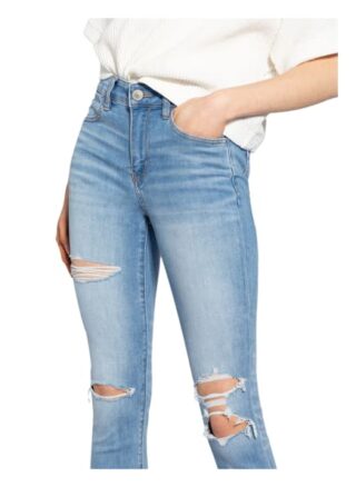 American Eagle Destroyed Jeans, Blau