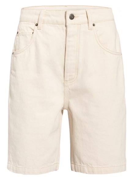American vintage Tineborow Jeans-Shorts Damen, Weiß