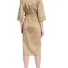 Ana Alcazar Kleid mit 3/4-Arm, Beige