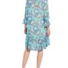 Ana Alcazar Kleid mit 3/4-Arm, Blau