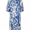 Ana Alcazar Kleid mit 3/4-Arm, Blau